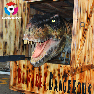 <span class=keywords><strong>Jurassic</strong></span> Park <span class=keywords><strong>World</strong></span> réaliste Tyrannosaurus rex tête de dinosaure Animatronic Dinosaur Park - Product Image 4