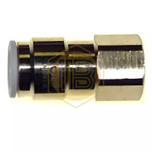 Adattatore in metallo per testa del rubinetto 3/8 x 1/4 con filettatura FFL in ottone - Product Image 3