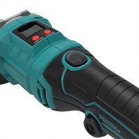 Meuleuse d'angle électrique sans fil portative à batterie lithium rechargeable, sans balais, pour polissage et découpe