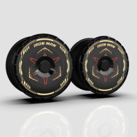 Nouvelles enjoliveurs de roue JE Premium 18 pouces en ABS Aerodisc, personnalisables, installation facile, 4 pièces, décoration de voiture, design sportif pour Tesla Model 3