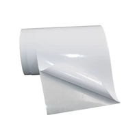 60mic 75mic PP perlé synthétique auto-adhésif Film autocollant rouleau unique activé par l'eau sensible à la pression papier auto-adhésif