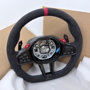 BMW G22 G11 M140i G38 G60 G82 Z4 i3 i4 1 <span class=keywords><strong>3</strong></span> 4 5 <span class=keywords><strong>6</strong></span> <span class=keywords><strong>7</strong></span> 8 Serisi için uygun Süet Deri Direksiyon Simidi - Product Image 6