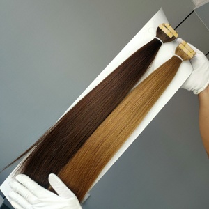 Dragonbeauty Factory 100% Remy Human Hair Long Lasting Tape In Human Hair Extensions Silky Straight Remy Hair - Product Image 3