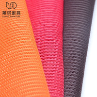Tissu en maille 3D personnalisé, à effet oeil de perdrix, en tricot warp, 100% polyester, pour chaise de bureau, résistant aux déchirures, 260 GSM
