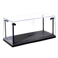 Boîte de présentation en acrylique transparente avec couvercle magnétique monobloc, portable et moderne, vente en gros d'usine