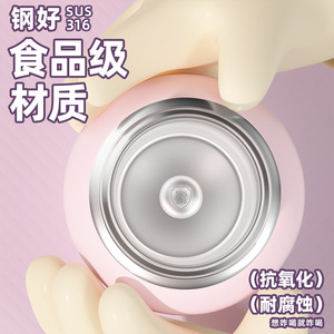 Childrens Cartoon Insulated Water <b>Bottle</b> 316 Stainless <b>Steel</b> Double Wall Vacuum School Use With Sleeve - Product Image 3