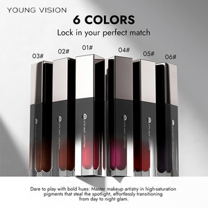 Young Vision Matte Velvet <b>Lip</b> Mud 6 Colors Liquid Soft Mist Lipstick for General Population - Product Image 3