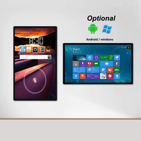 Monitor LCD de pantalla táctil HD todo en uno de 18,5/21,5/24 pulgadas, reproductor de señalización Digital de montaje en pared inteligente Android 11 para tienda minorista