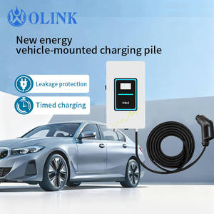 Borne de recharge rapide DC pour véhicules électriques OLINK 20KW 30KW, chargeur mural à une seule prise CCS2 GBT NACS avec écran tactile pour usage domestique et commercial - Product Image 1