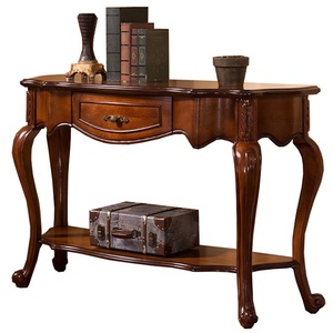 Luxury <strong>Console</strong> <strong>Tables</strong> <strong>Storage</strong> Brown for Living Room Hallway - Product Image 1