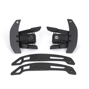 Sợi Carbon chỉ đạo Wheel từ Shifter mái chèo cho Audi R8 <span class=keywords><strong>RS</strong></span> A3 A4 A5 A6 A8 B7 B8 B9 C6 C7 C8 S3 S4 RS3 RS5 RS6 rs7 Q3 Q5 - Product Image 2