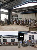2 acier inoxydable lait jus lait bière pasteurisateur homogénéisateur mélangeur Uht petite machine pasteurisée prix à vendre