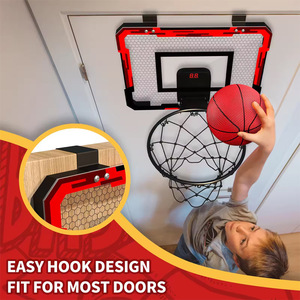 Mini panier de <span class=keywords><strong>basket</strong></span>-ball d'intérieur, jouets, panier de <span class=keywords><strong>basket</strong></span>-ball <span class=keywords><strong>mural</strong></span>, <span class=keywords><strong>panneau</strong></span> d'entraînement avec lumières LED - Product Image 1