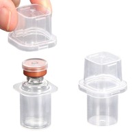 Boîtes en plastique transparentes personnalisées de 10 ml pour poudre lyophilisée et étuis de rangement pour flacons – Vente en gros