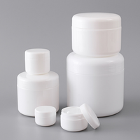 Ventes directes d'usine de boîte de crème cosmétique ronde simple couche pp grande capacité de 200g, 300g, 500g, échantillon gratuit