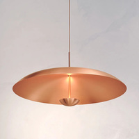 Lustre moderne minimaliste sur mesure de luxe pour villa, salon, bar, comptoir, restaurant, luminaire suspendu en acier inoxydable