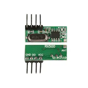 Transmissor rf wireless de 433mhz e módulo de receptor, com antena, interruptor de controle remoto, kits diy