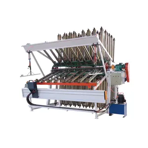 small board to big board 14 rows Pneumatic Pressure Composer Timber Door Press clamp carrier