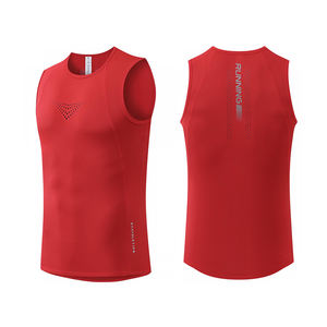 Superventas para hombre Dry Fast Fit Workout Transpirable Negro Running Muscle Knitted Design-Europe Best Seller - Product Image 1