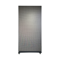 Pantalla LED Publicitaria Móvil con WiFi, Personalizada, de 960*1920mm, P2.5, para Interiores, con Soporte de Pie, 1 Año de Garantía