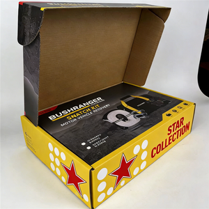 Boîtes d'expédition en carton ondulé personnalisées avec logo OEM, emballage jaune pour outils - Product Image 1