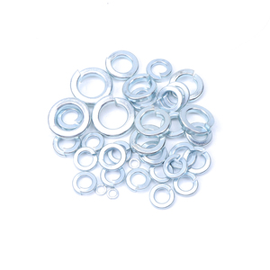 Rondella primavera a molla in acciaio 6-36mm in zinco blu e bianco, - Product Image 3