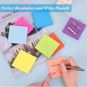 Wholesale Bright Colors Posticks Label Paper Memo Pads Custom Memo Pad Sticky Notes <b>Sets</b> - Product Image 2