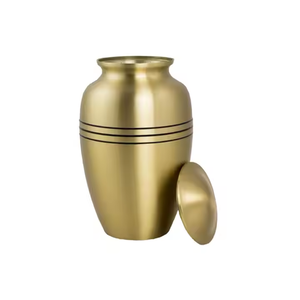 Urna de cremación de Ángel de latón azul brillante grande de diseño moderno Memorial para adultos de calidad de suministros funerarios de la India - Product Image 5