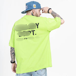 T-shirt 100% coton personnalisé oversize personnaliser impression logo unisexe extérieur confortable à manches courtes - Product Image 4