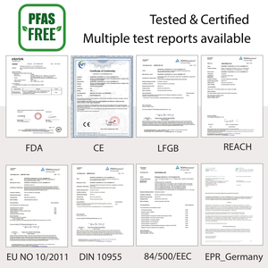 Fabricant d'ustensiles de cuisine OEM, poêle à frire en acier inoxydable G8 avec revêtement céramique en nid d'abeille, poêle antiadhésive hybride - Product Image 5