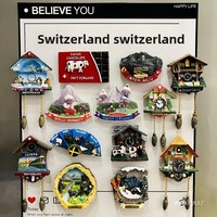 Aimants de réfrigérateur en résine pour souvenirs, représentant la Jungfrau, le Matterhorn, Berne, Zurich, Lucerne, Interlaken