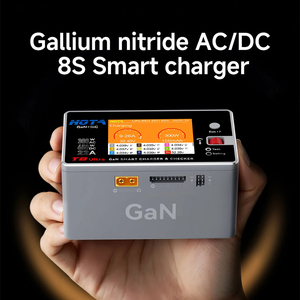HOTA T8 Ultra GaN 8S Caricabatterie Intelligente AC 300W DC 650W per Batterie LiPo LiHV LiFe NiMH, per Droni RC, Auto, Aerei - Product Image 6