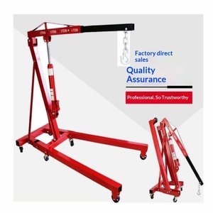 Exportable 2t3 Ton <b>Engine</b> <b>Crane</b> Manual Hydraulic Small <b>Crane</b> Automobile <b>Engine</b> Single Arm <b>Crane</b> Foldable - Product Image 2