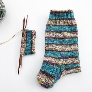 Fil à tricoter pour chaussettes Opal, 75% laine, 25% polyamide/nylon, hiver, 4 fils, tricotage de chaussettes, fil mélangé - Product Image 3