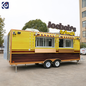 CAMPTRL Chariot à café personnalisé, camion de restauration, camionnette à snacks, pizza, <span class=keywords><strong>tacos</strong></span>, barbecue, glaces, camion de restauration mobile, remorques alimentaires entièrement équipées - Product Image 5