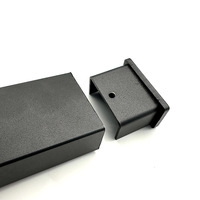HIMOWAY Support d'extrémité de garde-corps en câble en acier inoxydable moderne pour garde-corps de 25*50mm pour usage en villa