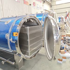 Industriële Automatische Sterilisatoren Worden Gebruikt Voor In Zakken Verpakt En Ingeblikt Voedsel. - Product Image 4