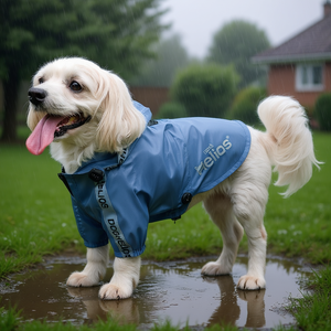 Impermeable para Perros Helios, Azul, Talla Extra Pequeña, Cortavientos, para Senderismo, Camping y Actividades al Aire Libre - Product Image 2