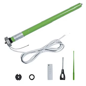 Moteur tubulaire avec télécommande radio et commande manuelle, récepteur intégré <span class=keywords><strong>pour</strong></span> store rétractable et rideau enrouleur - Product Image 2
