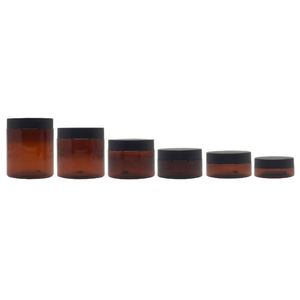 Frascos de Plástico PET Vacíos de 100 ml, Transparentes, Ámbar/Blanco/Negro, con Tapas y Pulverizador, Etiquetas Personalizadas para Almacenamiento de Leche y Alimentos - Product Image 1