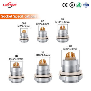 LHJM ZCG <span class=keywords><strong>ECG</strong></span> 00B 2B Serie 7-pins circulaire push-pull connector ZCG.2B.307.CLA52 stekker compatibel met <span class=keywords><strong>ECG</strong></span>.2B.307.CLL vrouwelijke connector - Product Image 3