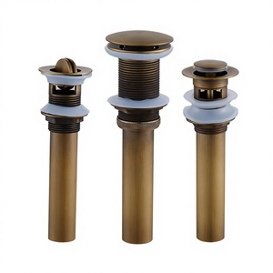 Vasque en verre antique <span class=keywords><strong>de</strong></span> style européen avec siphon standard à clapet pour salle <span class=keywords><strong>de</strong></span> bain - Product Image 1