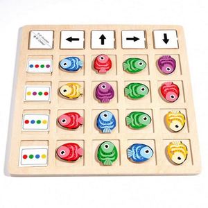 Jeux de réflexion pour enfants, éducation préscolaire, jeux de mémoire, exercices de concentration, jouets de puzzle - Product Image 2