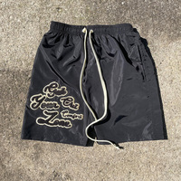 Shorts en nylon personnalisés pour hommes, été, élasthanne, coupe-vent, polyester, cargo, shorts brillants pour hommes, 100% nylon