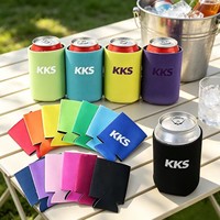 Refroidisseur de canettes de bière en néoprène 3mm 5mm, personnalisable avec logo, pour partenariats de marque de bière à long terme, 330ml 500ml