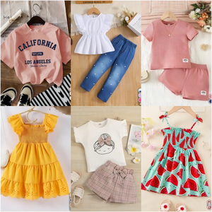 Lote de <span class=keywords><strong>Ropa</strong></span> Infantil Usada Mixta al por Mayor BK, <span class=keywords><strong>Ropa</strong></span> Casual de Verano con Estampados de Dibujos Animados para Niños, Envío Aleatorio - Product Image 6