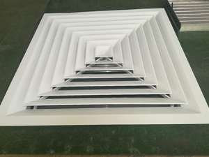Sistema Hvac Difusores <span class=keywords><strong>De</strong></span> Aire Acondicionado Difusor <span class=keywords><strong>De</strong></span> Techo Cuadrado - Product Image 5