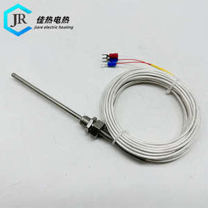 温度センサー<span class=keywords><strong>PT1000</strong></span> 3線工業用ステンレス鋼熱電対プローブ<span class=keywords><strong>Rtd</strong></span>センサーチップクラススクリューバヨネット - Product Image 2