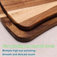 Planches à découper en bois d'acacia pour la cuisine, outils de découpe, plateau à pizza suspendable, plateau à pain, planche à sushi, planche à découper pour fruits