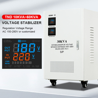 Stabilisateur de tension biphasé de bonne qualité 30KVA 40KVA 50KVA Alimentation électrique 220V AC Régulateur de tension automatique